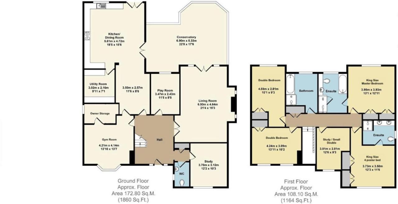 5 Bedroom 4 Bathroom Gym Playroom Country Home Leamington Spa Exterior foto